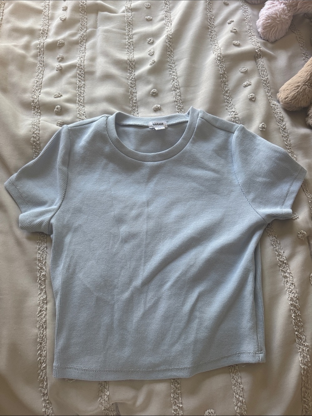 Baby blue garage top